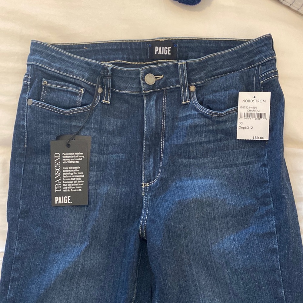 New W/Tags- Paige Hoxton High Waist Ankle Skinny Jeans - Size 30